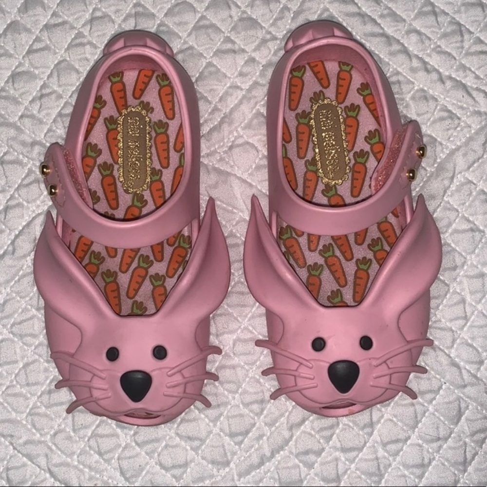 Mini Melissa Easter bunny shoes